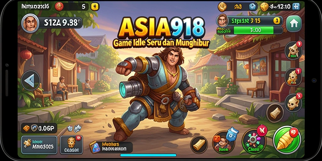 Tampilan gameplay menarik dari ASIA918 dengan elemen Idle yang menyenangkan.