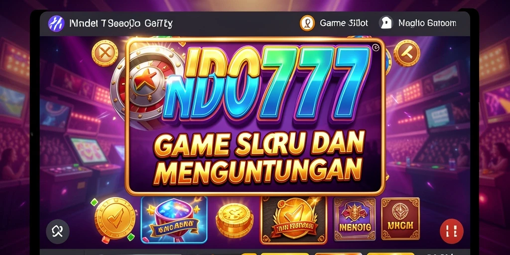 Screenshot gameplay menarik INDO777 menampilkan aksi slot yang seru.