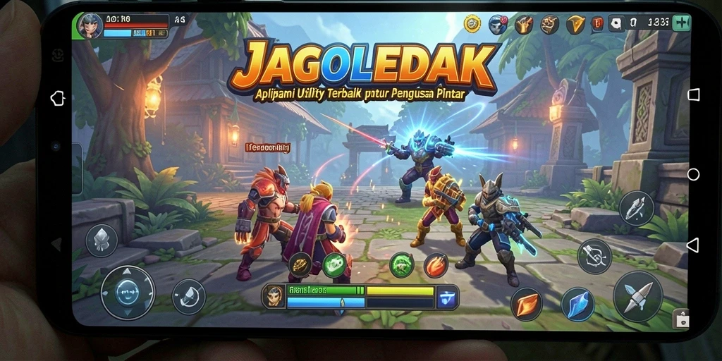 Tampilan utama aplikasi JAGOLEDAK yang menampilkan fitur pengingat dan jadwal.
