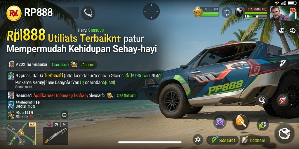 Tampilan antarmuka RP888 yang user-friendly dan modern.