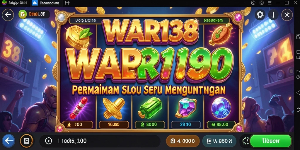 Tampilan gameplay menarik dari game Slot WAR138.